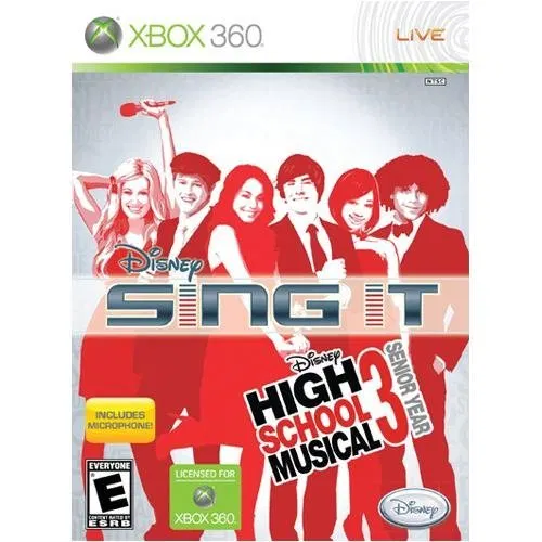 Disney Sing It: High School Musical 3 — Xbox 360 Bundle with Microphone [US] image