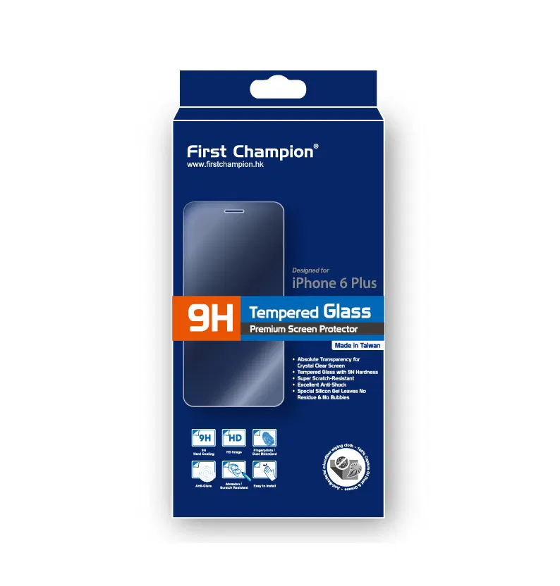 First Champion 9H Tempered Glass Screen Protector for iPhone 6/6s Plus image