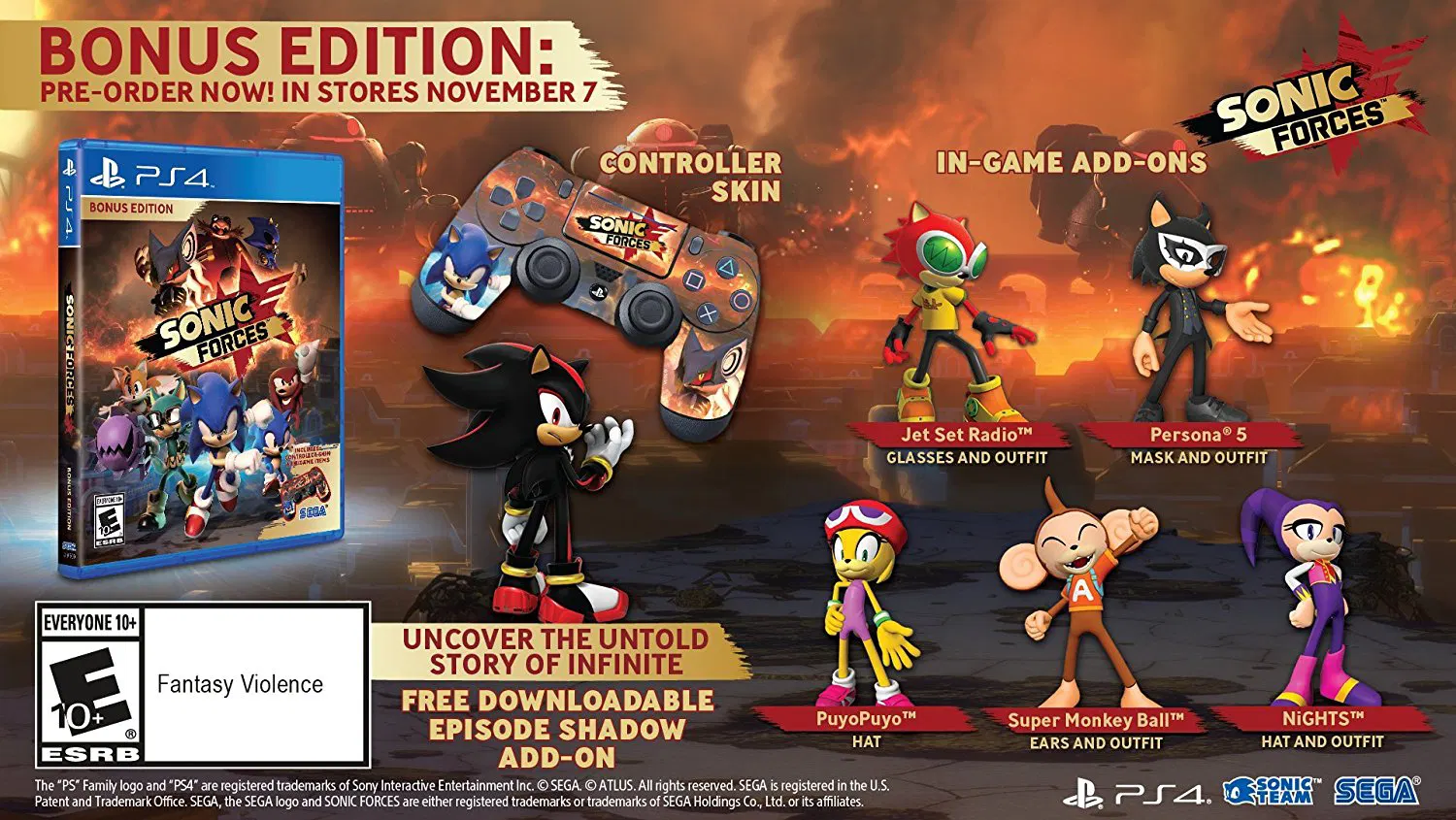 Sonic Forces [Bonus Edition] - PlayStation 4 [US] image