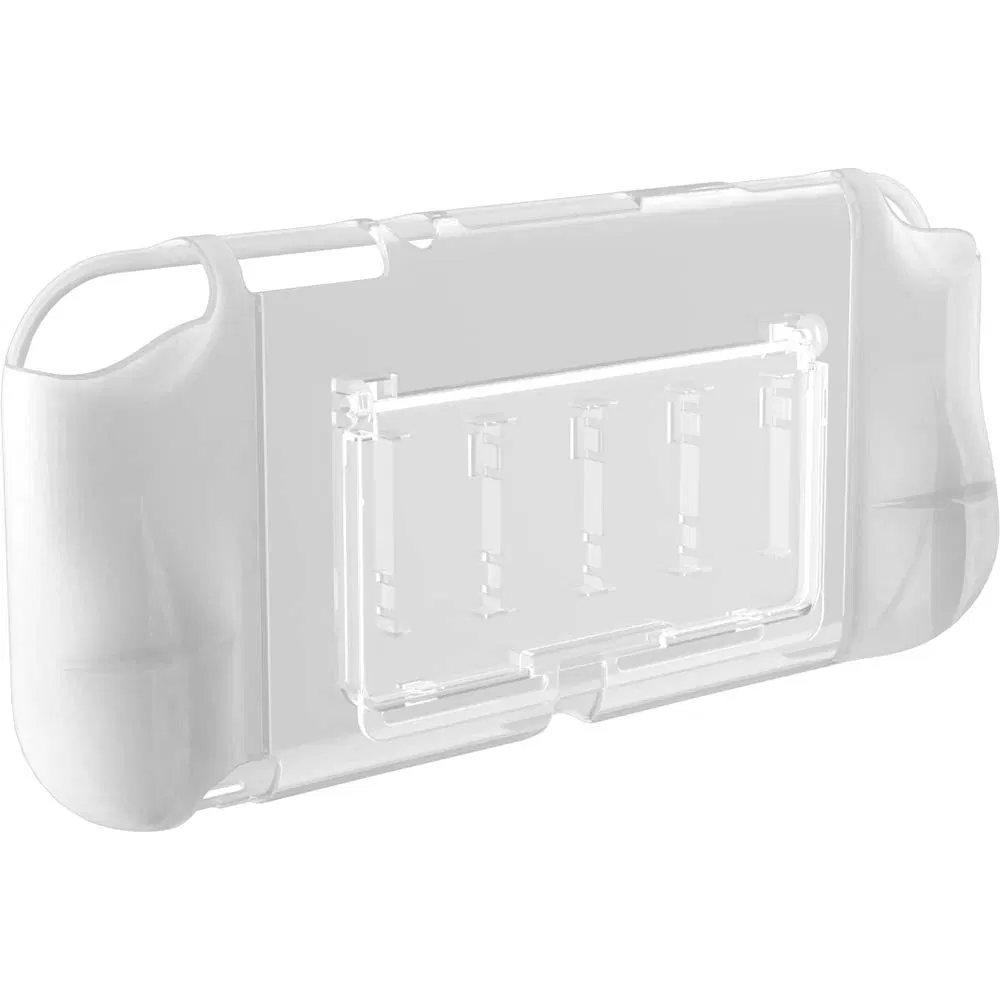 CYBER Gadget Grip Cover with 4-Card Case for Nintendo Switch Lite [Japan] image