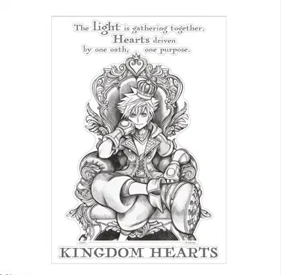 Kingdom Hearts III Sora Crown Wall Sticker [Japan] image