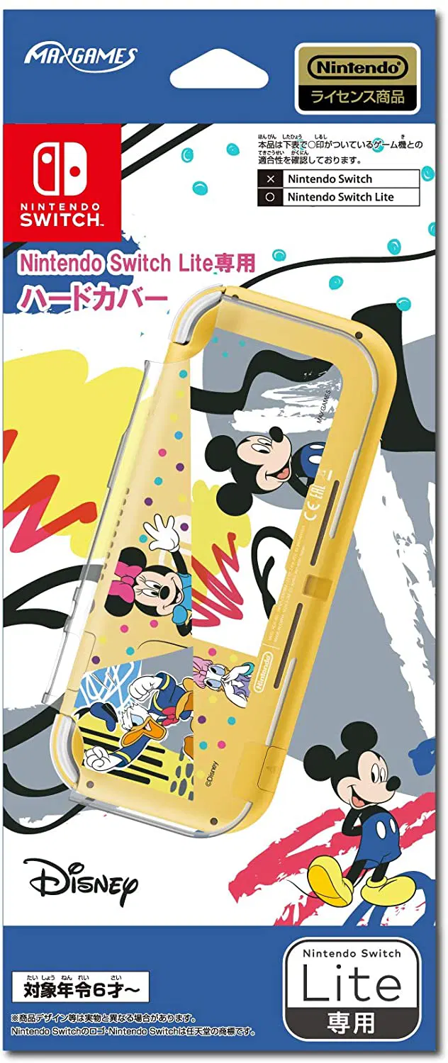 Mickey & Friends Hard Cover for Nintendo Switch Lite [Japan] image