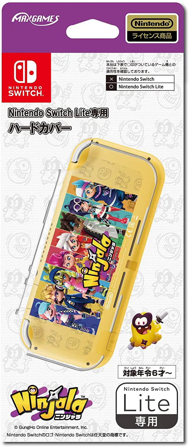 Ninjala Hard Cover for Nintendo Switch Lite (Transparent) [Japan] image