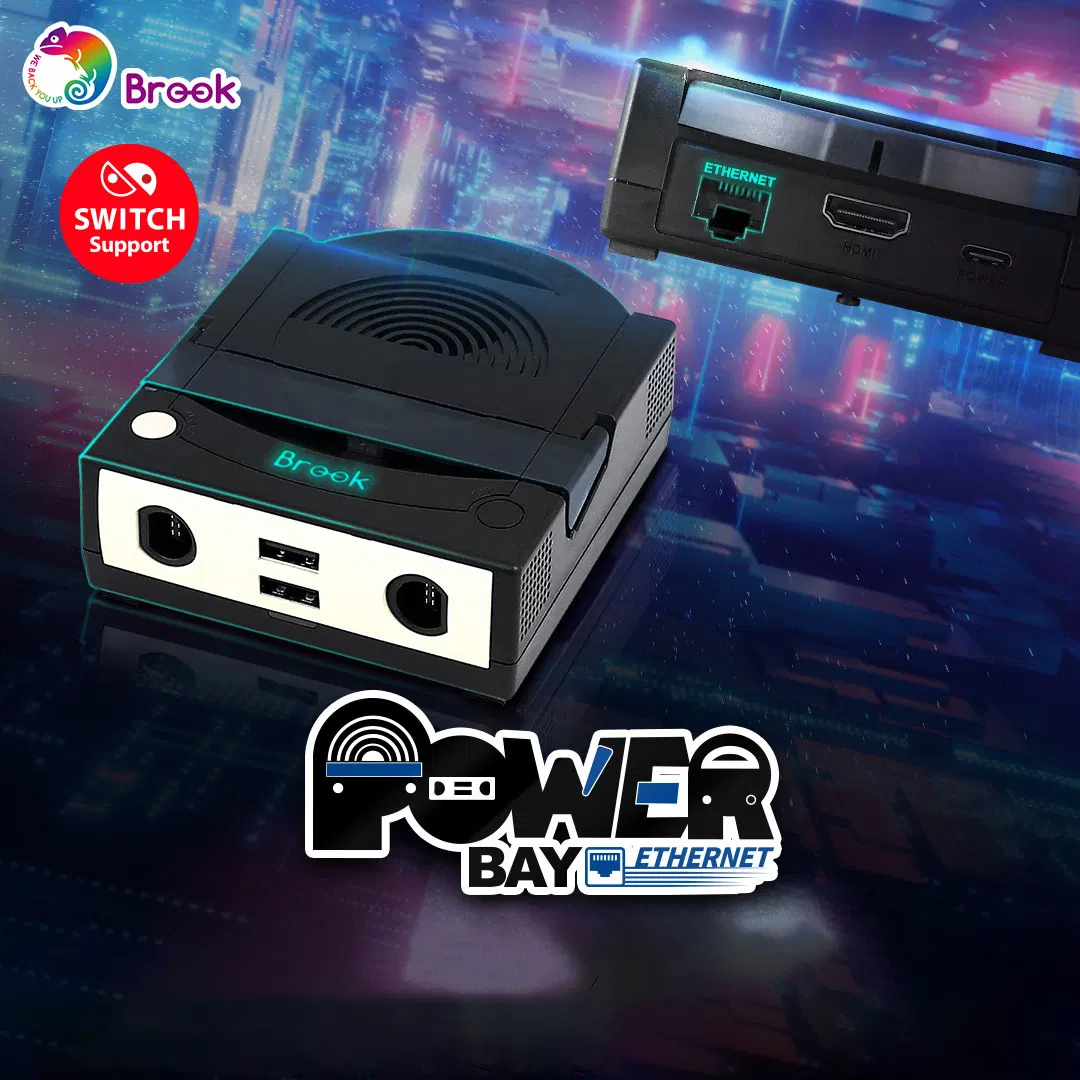 Brook Power Bay Ethernet Dock for Nintendo Switch image
