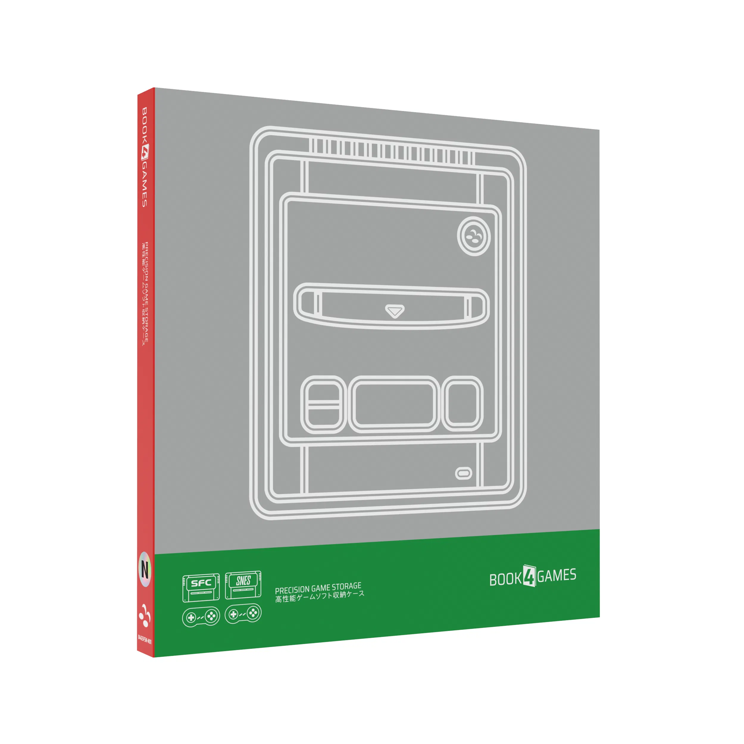 Book4Games Precision Storage Box for Super Famicom/SNES image