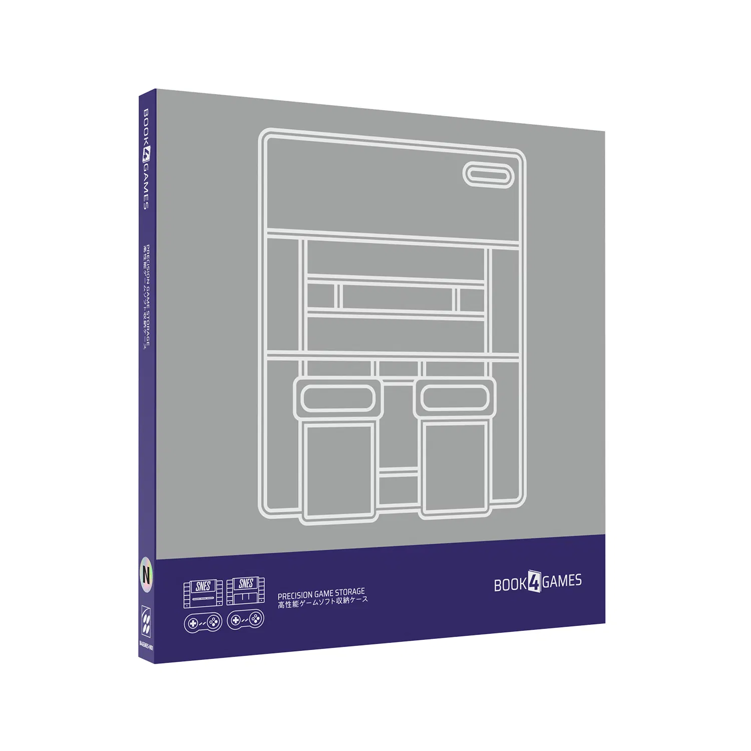 Book4Games Precision SNES Cartridge Storage Book image