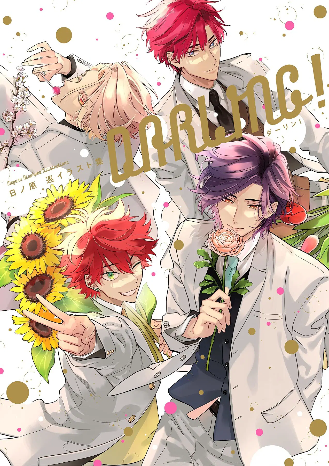 Meguru Hinohara Illustrations: Darling! Artbook [Japan] image