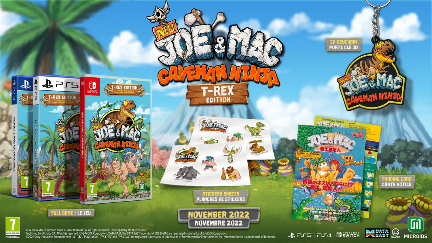 New Joe & Mac: Caveman Ninja [T-Rex Edition] - PlayStation 5 [Europe] image