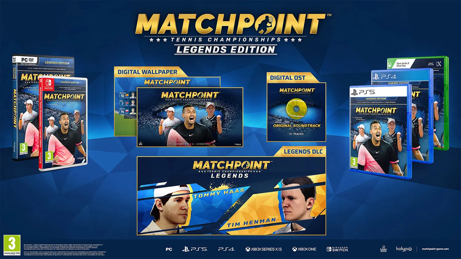 Matchpoint: Tennis Championships [Legends Edition] (PC DVD-ROM) [Europe] image