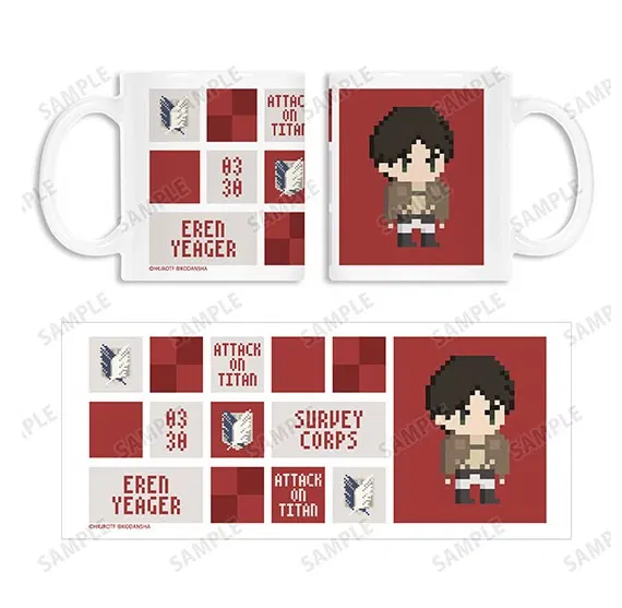 Attack on Titan: One Night Jinrou Pixel Eren Mug [Japan] image