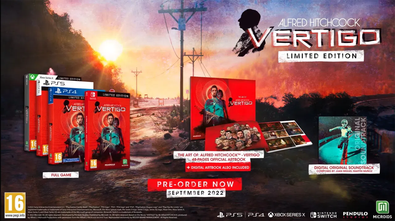Alfred Hitchcock: Vertigo [Limited Edition] - PlayStation 4 [Europe] image