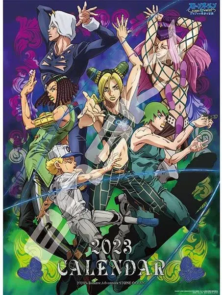 JoJo's Bizarre Adventure: Stone Ocean 2023 A2 Calendar [Japan] image
