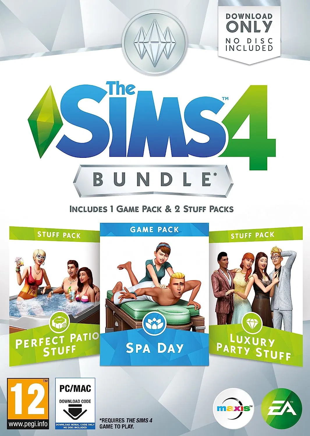 The Sims 4 Spa Day Bundle (Norway Cover) - Windows/Mac [Europe]