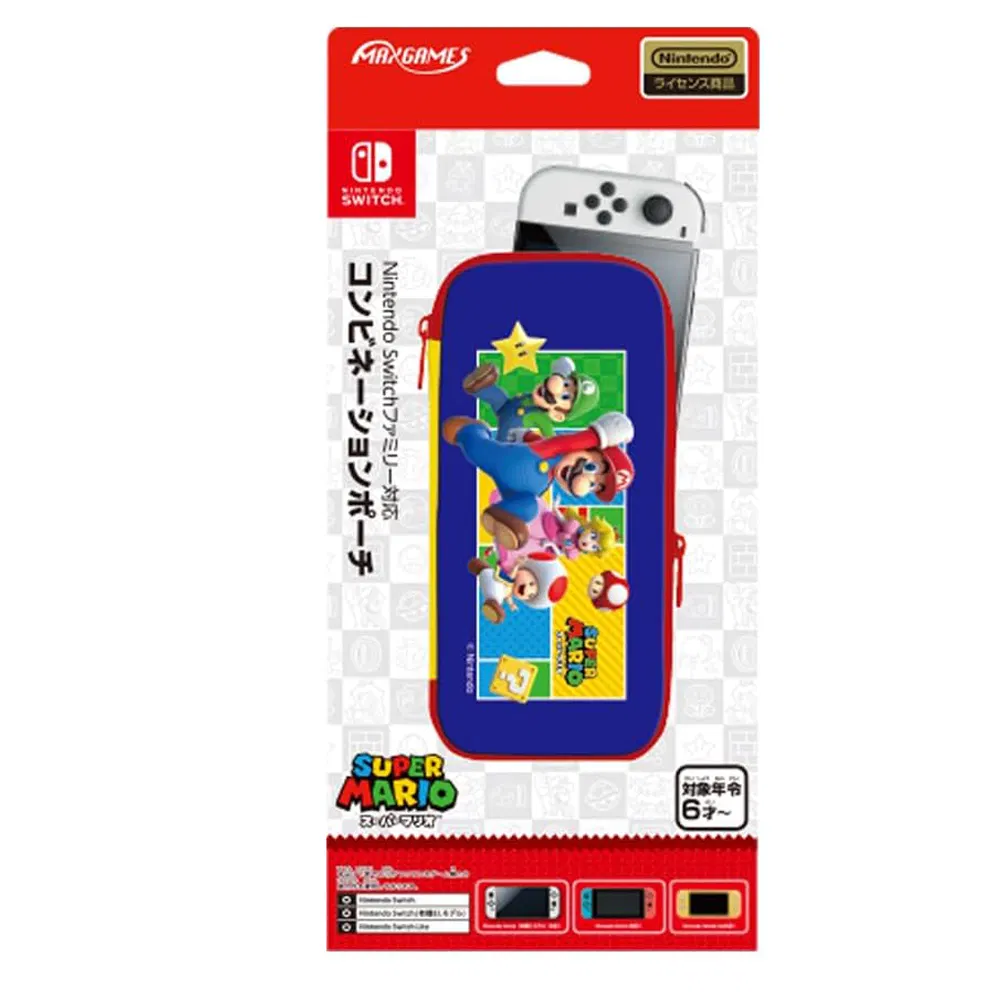 Super Mario Nintendo Switch Combination Pouch [Japan] image