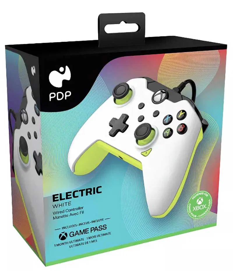 PDP Wired Controller for Xbox Series X|S (Electric White) [Europe] image
