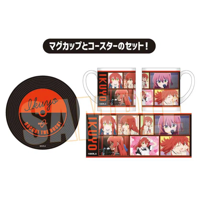 Bocchi the Rock! Kita Ikuyo Mug & Wood Coaster Set [Japan]
