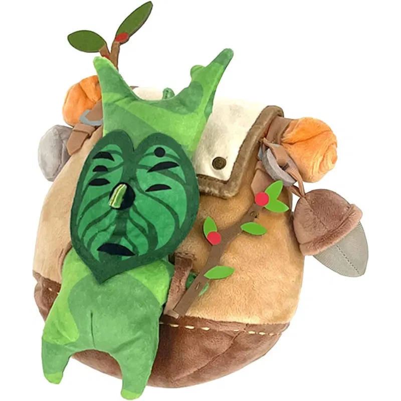 The Legend of Zelda Tears of the Kingdom Korok Plush Backpack (Brown) [Japan] image