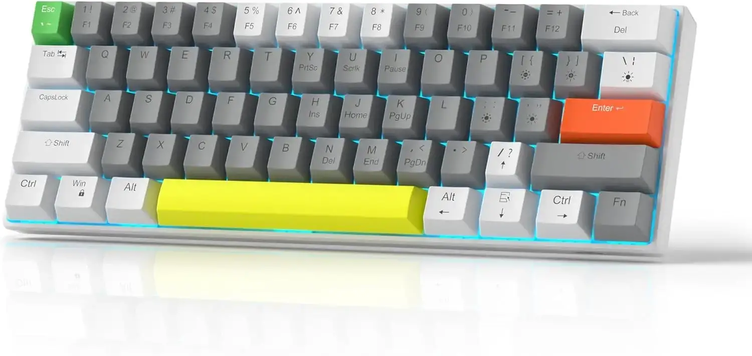 MageGee STAR61 60% Wired Mechanical Keyboard (Brown Switch) image