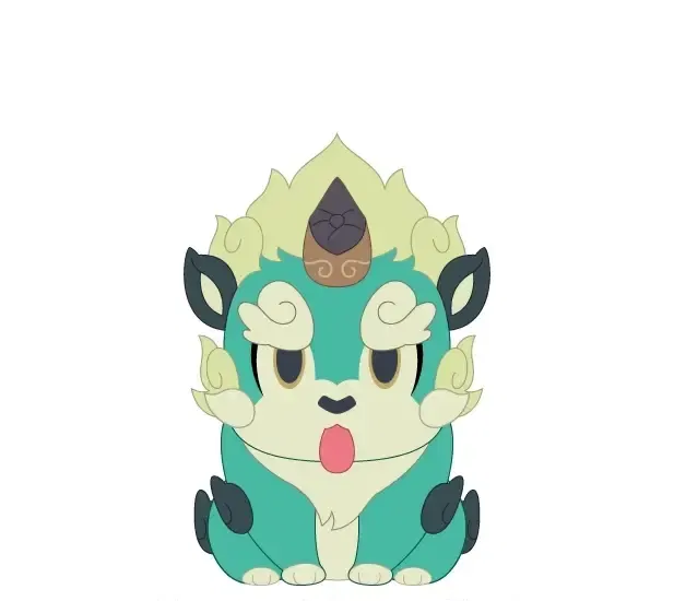 Sakuna: Of Rice and Ruin Plush — Tama [Japan] image