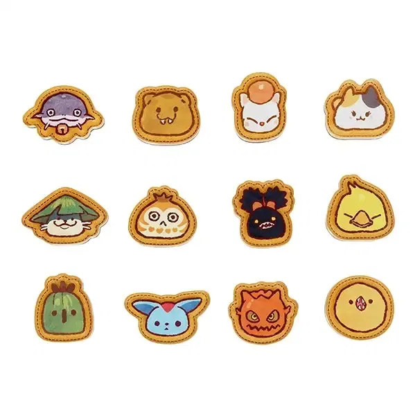 Final Fantasy XIV Rakugaki Minions Acrylic Magnet Set (12) [Japan] image