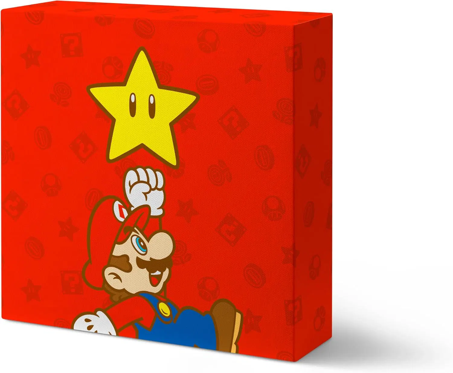 Super Mario Glowing Canvas Art Gift Box (Super Star) [Japan]